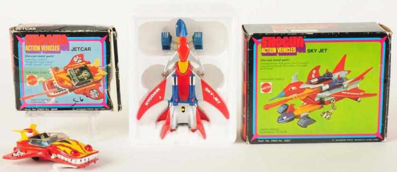 Appraisal: Lot of Mattel Popy Shogun Vehicles Includes Sky Jet yet