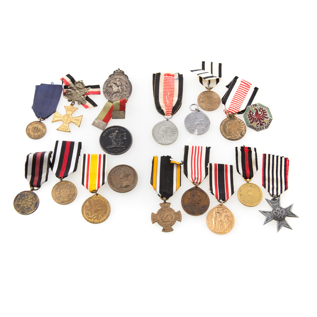 Appraisal: Military Assortment of German medals mixed assortment of th and