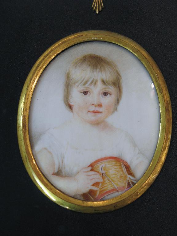 Appraisal: ENGLISH SCHOOL late th early th century A portrait miniature