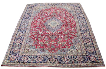 Appraisal: An Isfahan Carpet Approx '- x '- Medium dense plush