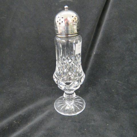 Appraisal: Waterford Cut Crystal Muffineer or sugar shaker signed excellent