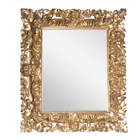 Appraisal: Italian Rococo Gilt-Wood Mirror Estimate -