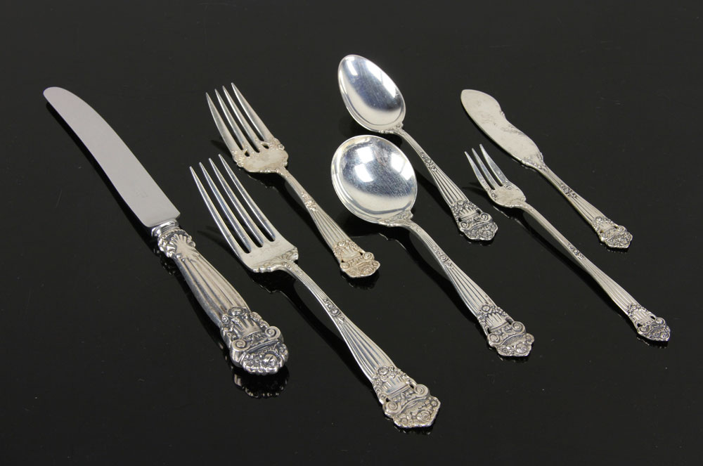 Appraisal: - Towle Sterling Flatware Service Towle flatware service for twelve