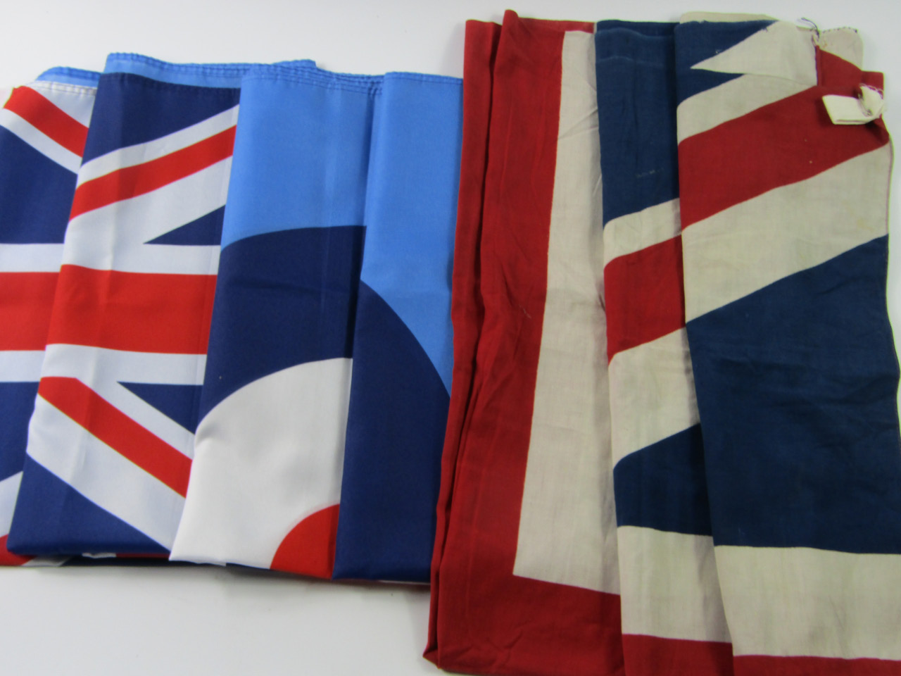 Appraisal: An RAF ensign cm x cm and a Union Jack