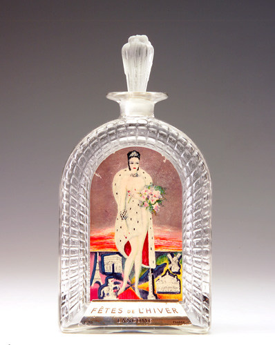 Appraisal: GEORGES DELHOMME Fetes de L'Hiver perfume bottle for Lancome in