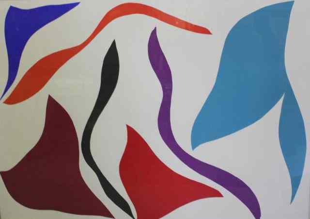 Appraisal: PARKER Raymond Color Abstract Lithograph Signed lower middle ''Parker'' and