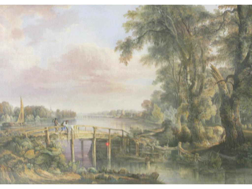 Appraisal: ATTRIBUTED TOGEORGE BARRETT JNR - The Thames at Putney from