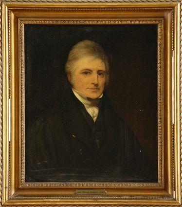 Appraisal: ATTRIBUTED TO HENRY INMAN CHIEF JUSTICE RICHARD SKINNER Oil on