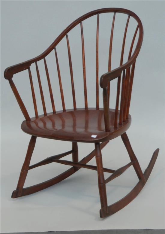 Appraisal: SHAKER ROCKER Rocker H ' W D