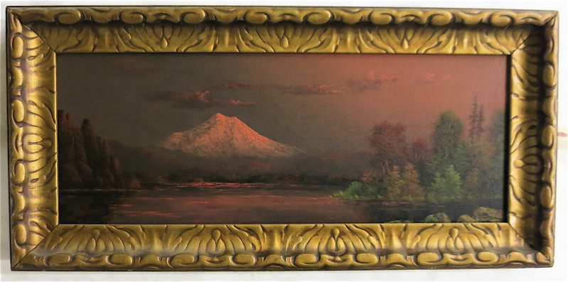 Appraisal: ELIZA R BARCHUS OIL ON CANVAS Oregon - Mount Hood