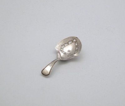 Appraisal: A George III silver caddy spoon by Joseph Taylor Birmingham