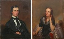 Appraisal: Pair of Portraits Attributed to Allen Smith Jr American -