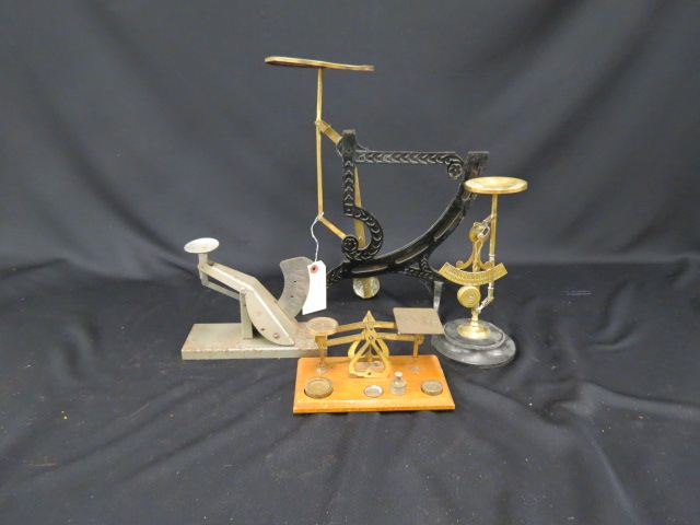 Appraisal: Scales includes brass iron metal