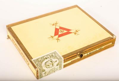 Appraisal: A sealed boxed set of ten Montecristo Tubos Havana Habana