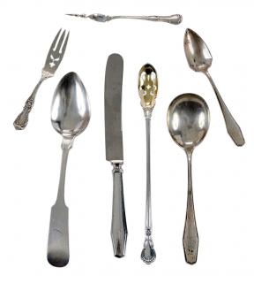 Appraisal: Thirty including sixteen pieces Alvin Hamilton flatware six hollow handle