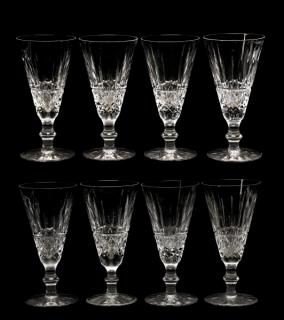 Appraisal: Set of Waterford Tramore Fluted Champagnes Waterford Crystal Irish -