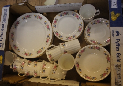 Appraisal: A collection of Royal Burlington part dinner service consisting of