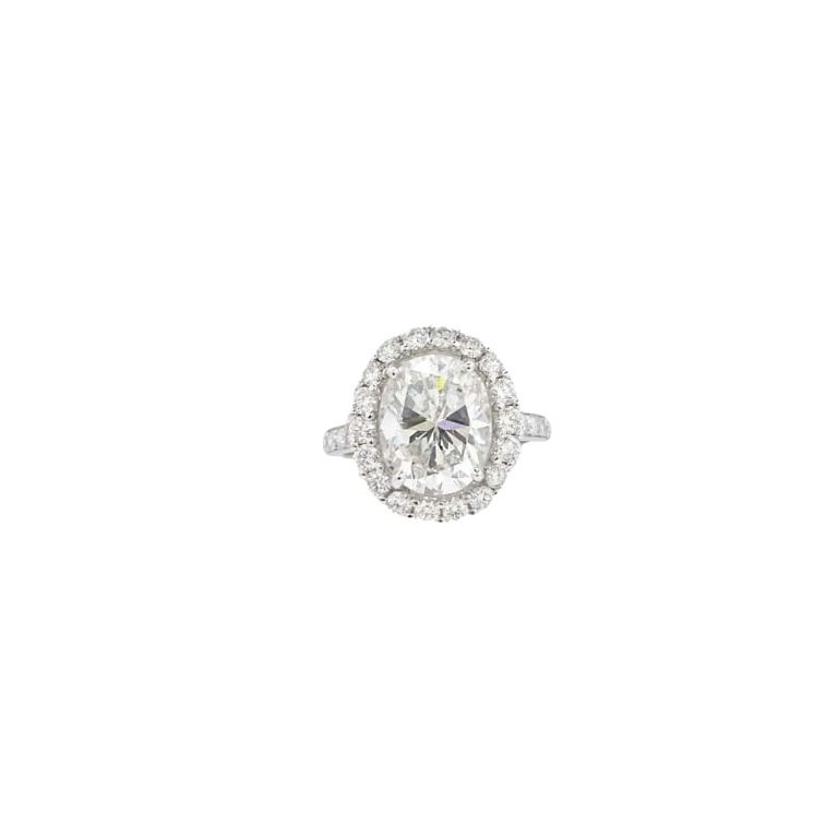 Appraisal: GIA Certified ct Oval Cut SI H GIA Certified ct