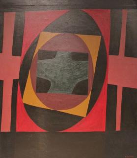 Appraisal: Richard Andres American th c Arizona Acrylic on canvas Signed