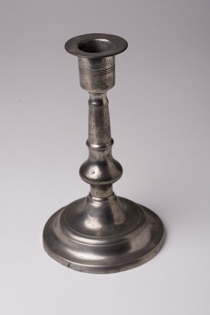 Appraisal: PEWTER CANDLESTICK HENRY G REED - AND CHARLES E BARTON