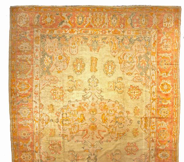 Appraisal: An Oushak carpet West Anatolia late th century size approximately