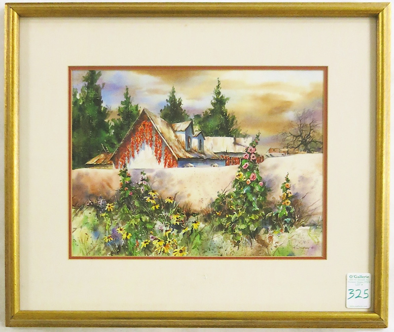 Appraisal: CAROLYN C J BUCKNER WATERCOLOR ON PAPER New Mexico Iowa