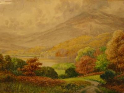 Appraisal: READ WALLACE View of Loch Ackray and Ben Venue Pertshire