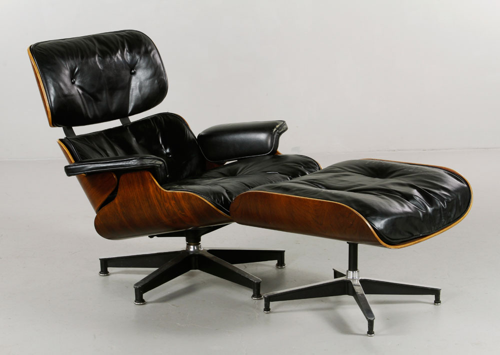 Appraisal: - Eames for Miller Chair and Ottoman Charles and Ray