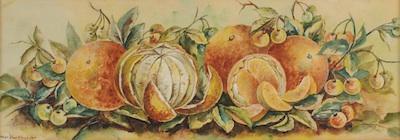 Appraisal: Mae Burkholder American Early th Century Still Life of Oranges