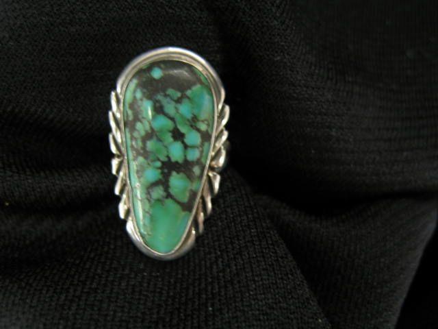 Appraisal: Indian Turquoise Sterling Silver Ring