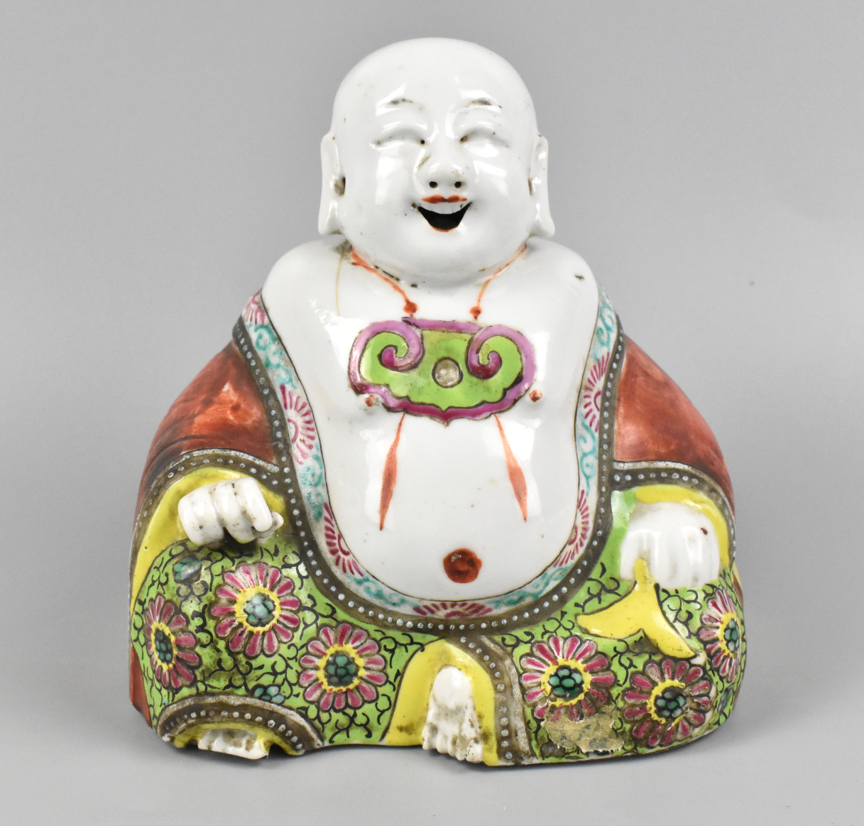 Appraisal: A Chinese famille rose Buddha figure dating from the th