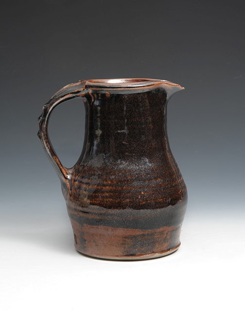 Appraisal: Bernard Leach British - at Leach PotteryJugtenmoku glazeimpressed potter's and