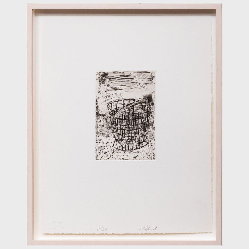 Appraisal: Al Taylor - Untitled and Untitled Two etching and aquatints