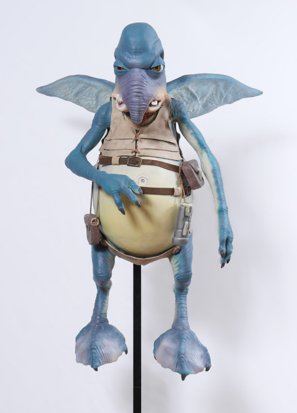 Appraisal: LIFE SIZE STAR WARS EPISODE WATTO FIGURE Life size rubber