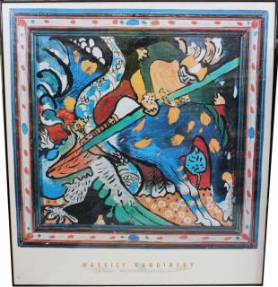 Appraisal: Wassily Kandinsky Poster Munich National Gallery Large Wassily Kandinsky Poster