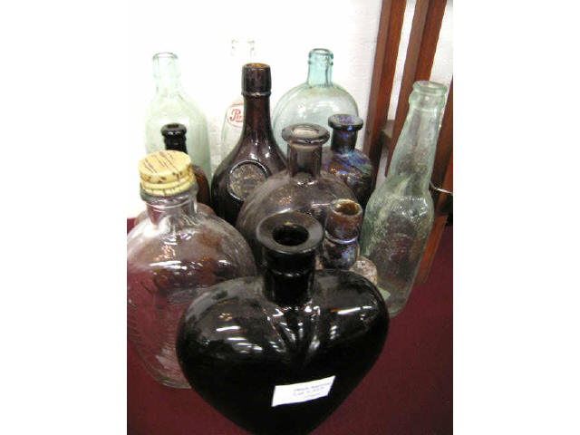 Appraisal: Collection of Bottles some nice th century examples