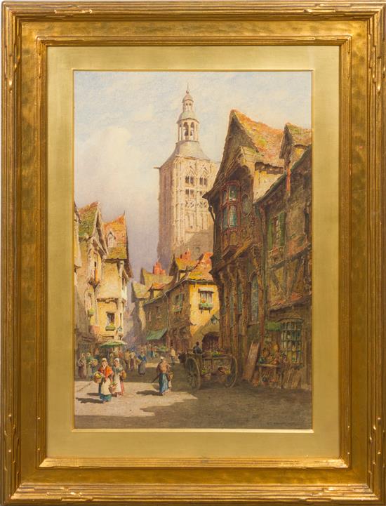 Appraisal: Sale Lot Herbert Parsons Weaver British - Untitled Scene in