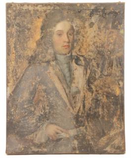 Appraisal: Continental School Portrait of a Nobleman Oil Continental School th