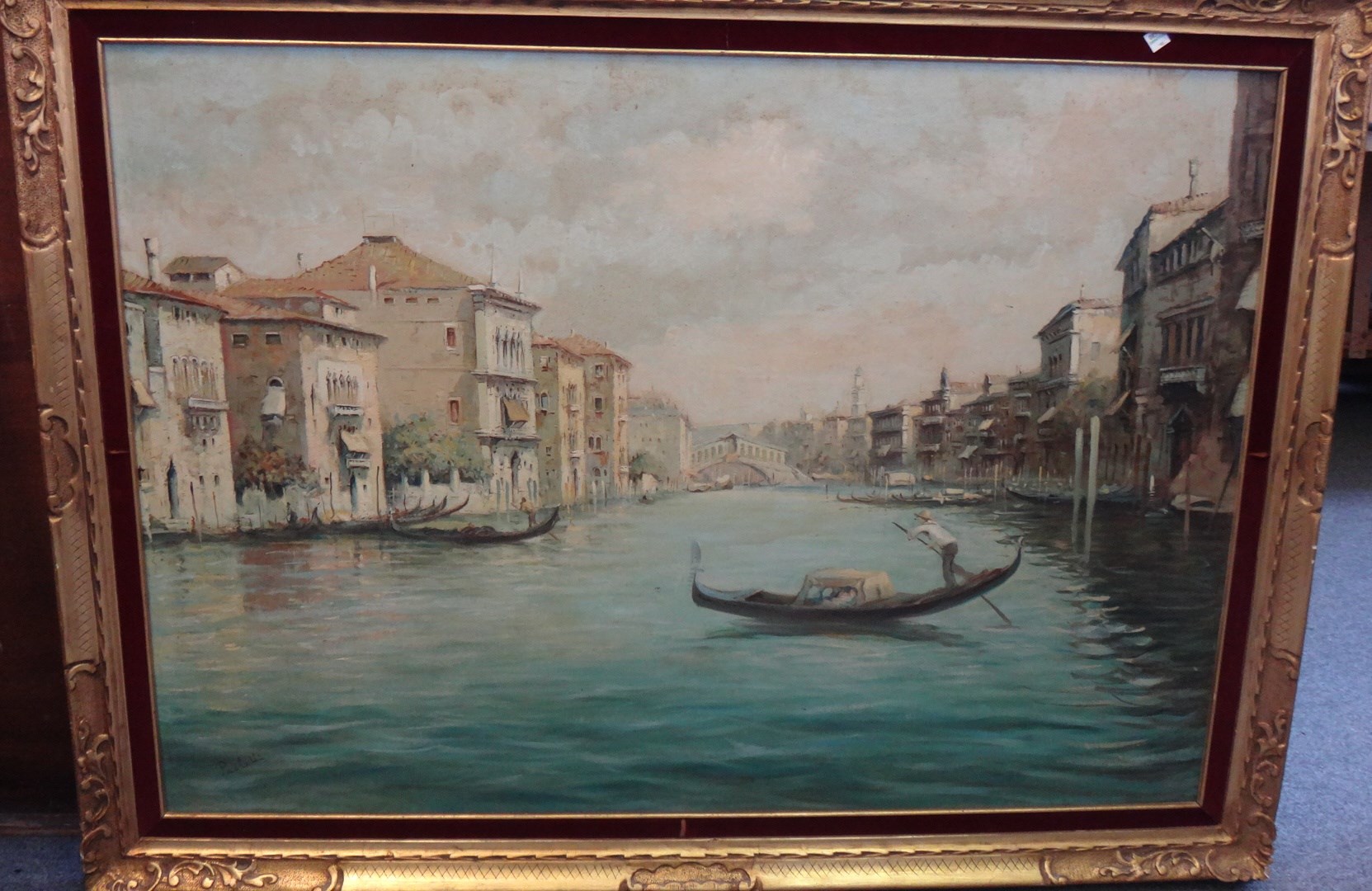 Appraisal: Manner of Rodolfo Paoletti th century The Grand Canal looking