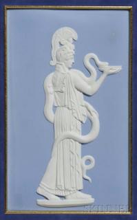 Appraisal: Wedgwood Solid Light Blue Jasper Plaque England late th century