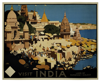 Appraisal: FRED TAYLOR - VISIT INDIA x inches Adams Bros Shrdlow