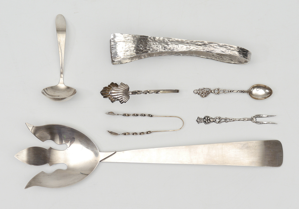 Appraisal: ESTATE COLLECTION OF STERLING SILVER ITEMS pieces total to include