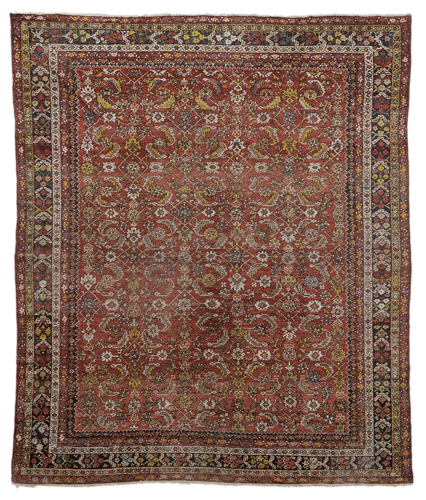 Appraisal: Mahal Carpet Persian early to mid th century overall scroll