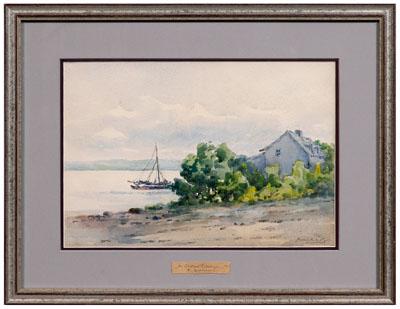 Appraisal: Amelia Watson painting Connecticut Tryon North Carolina - quot At