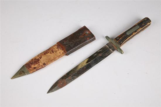 Appraisal: IMPORTANT ID'D BOWIE KNIFE Marked for Edward Barnes and Sons