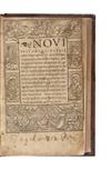 Appraisal: BIBLE IN LATIN Novum Testamentum Latin translation by Desiderius Erasmus