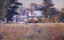 Appraisal: Werner Filipich born Dural Cottage oil on board signed and