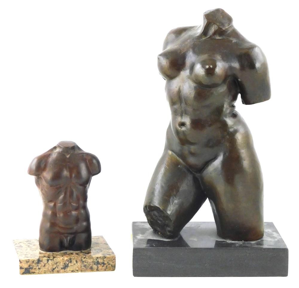 Appraisal: Two sculptures after Aristide Maillol French - Torso of Chained