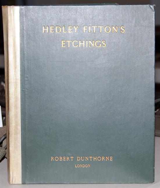 Appraisal: Printmaking Anonymous ''Illustrated Catalog of Etchings by Headley Finton R