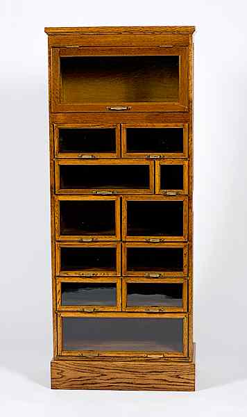 Appraisal: Warren Pharmaceutical Cabinet American early th century A pharmaceutical cabinet